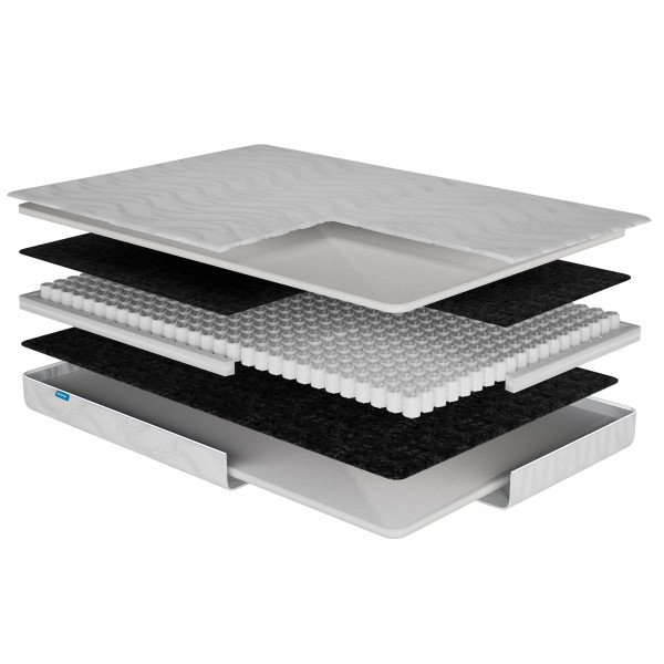 Пружинний ортопедичний матрац Usleep Island White 90х200