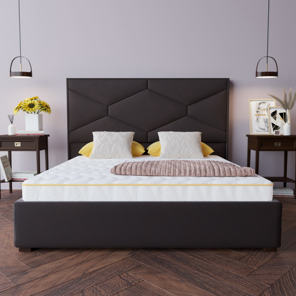 Пружинний ортопедичний матрац Usleep Island Yellow 120х190