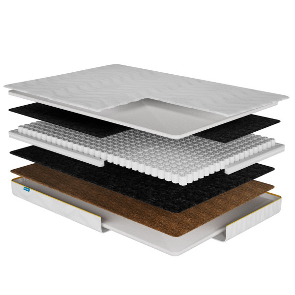 Пружинний ортопедичний матрац Usleep Island Yellow 120х190