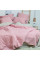 Комплект постельного белья Вилюта Евро Лён Серо-розовый