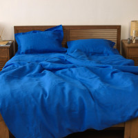 Комплект постельного белья Вилюта Евро Лён Электрик