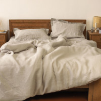 Комплект постельного белья Вилюта Евро Лён Серый