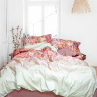 Комплект постельного белья Вилюта Евро Лён Голландские пионы